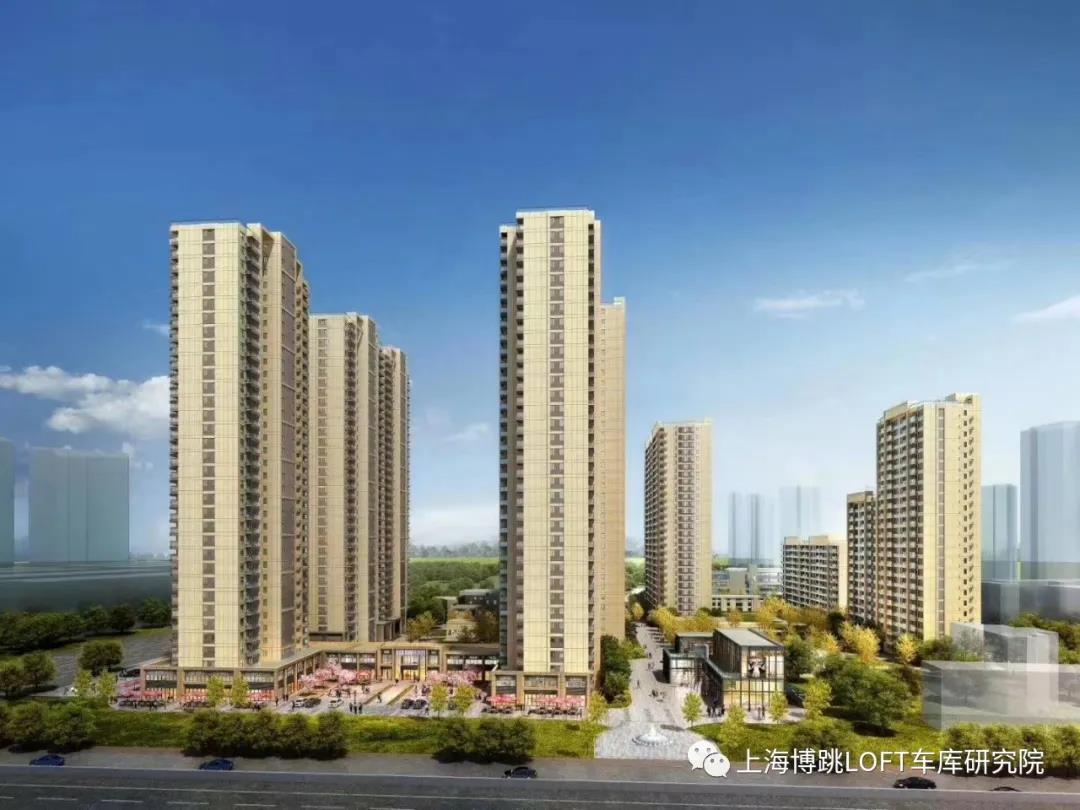 韶关采用了LOFT车库武汉当代集团春风十里项目现已结构封顶！